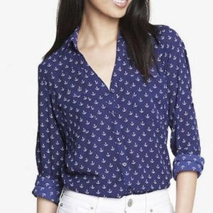 Express Original Portofino Shirt - Anchors